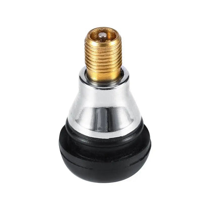 4Pcs TR412 Car Chrome Alloy Tyre Valve Stems Tubeless Rubber Wheel Tyre Valve Copper Vacuum Tire Air Valve For Cars Motorcycle