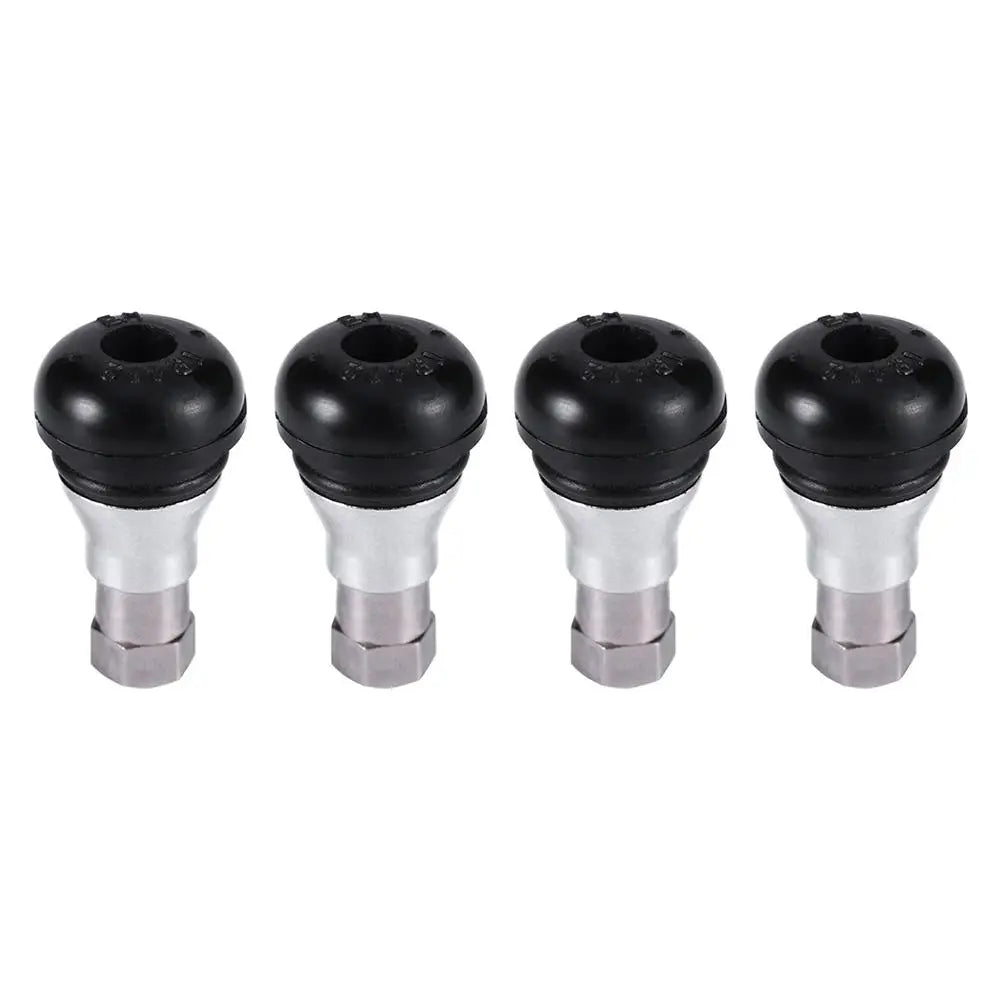 4Pcs TR412 Car Chrome Alloy Tyre Valve Stems Tubeless Rubber Wheel Tyre Valve Copper Vacuum Tire Air Valve For Cars Motorcycle