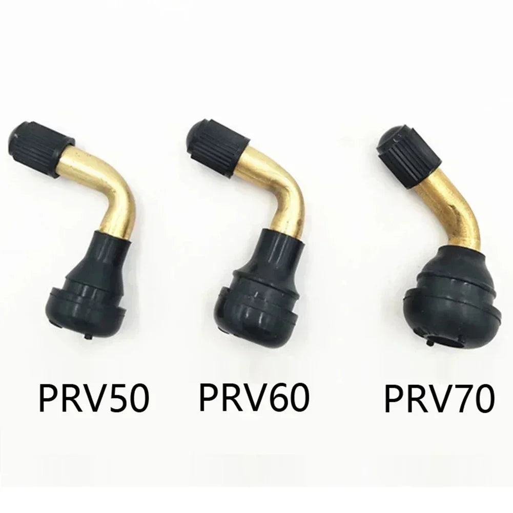 2x Tubeless Tyre Valve Stems For Electric Scooter Motorcycles Dirt Bike PVR 70 60 50 Degree Tubeless Tire Air Valve Nozzle