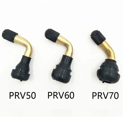 2x Tubeless Tyre Valve Stems For Electric Scooter Motorcycles Dirt Bike PVR 70 60 50 Degree Tubeless Tire Air Valve Nozzle