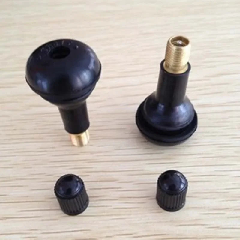 50/20Pcs/set TR415 Tire Valve Stem Snap-In Rim Car Valve Hole Auto Tyre Rubber Wheel Tubeless Auto Accessories Wear Parts