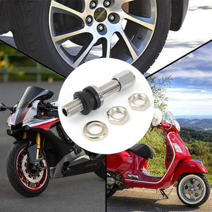 TR43E TR48E Car Tire Valve Stem Aluminum Alloy Tubeless Wheel Air Valve Caps Auto Motorcycle Truck Bike Tyre Replacement Parts