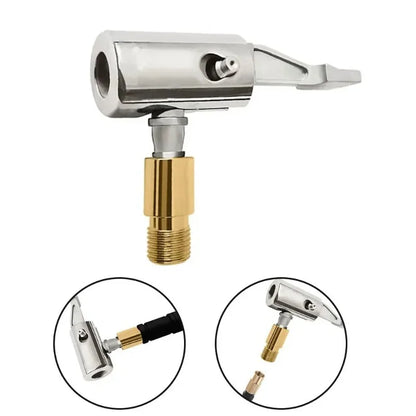 Car/Truck Tyre Wheel Air Tire Chuck Inflator Pump Valve Clip Connector Brass Tyre Wheel Valve For Inflatable Pump