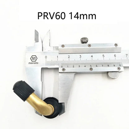 2x Tubeless Tyre Valve Stems For Electric Scooter Motorcycles Dirt Bike PVR 70 60 50 Degree Tubeless Tire Air Valve Nozzle