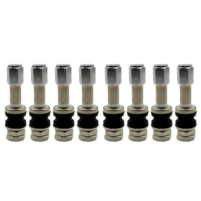 2/4/8Pcs TR43E Metal Car Truck Motorcycle Tubeless Tire Tyre Valve Stems with Dust Cap For Motorcycles Motorbike Cars Bicycles