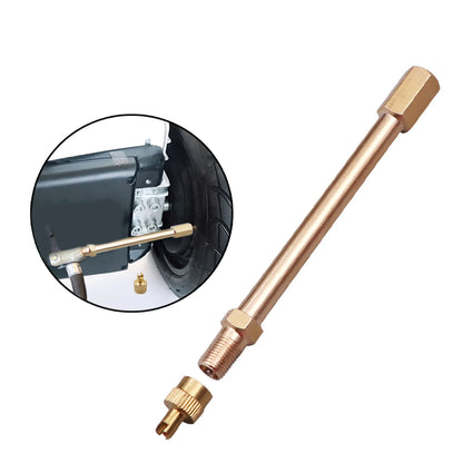 Tire Valve Stem Extension Schrader Valve Stem Extender Tire Repair Tool for Balance Bike Scooter Motorcycle Unicycle Truck