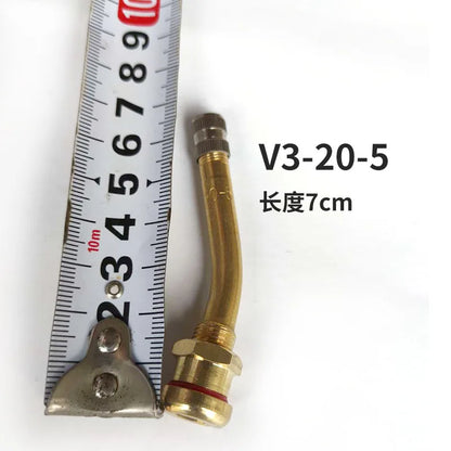 6pcs Trucks  Valve Stem V3-20-4 V3-20-5  V3-20-6 Brass Tubeless Tire Valve Stem for Large Vehicles, Buses Trucks Valve Stem