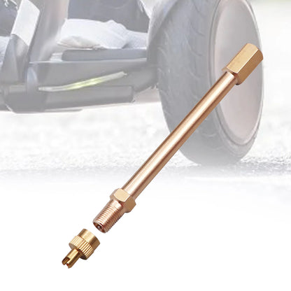 Tire Valve Stem Extension Schrader Valve Stem Extender Tire Repair Tool for Balance Bike Scooter Motorcycle Unicycle Truck